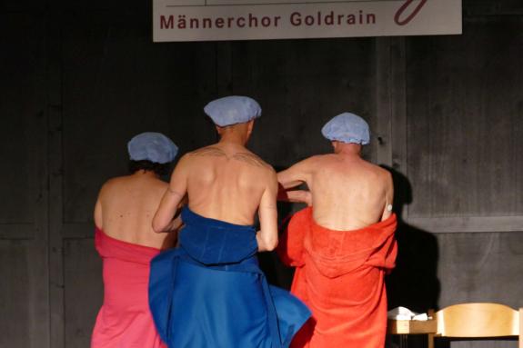„Golderner Fosnocht“ (Faschingsrevue des Männerchors Vierklang in Goldrain); Fotos: Sepp
