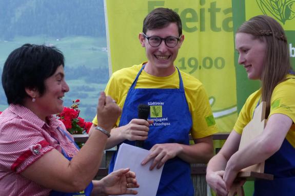 Landesentscheid im Handmähen am 28. Juli 2019 in Trumsberg in Kastelbell. Fotos: Sepp