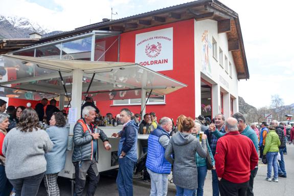 Landsprachmarkt in Goldrain, 16.03.24; Fotos: Michael