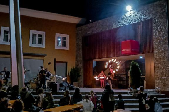 Lebendiges Markttreiben in Prad, 27.07.23; Fotos: Michael