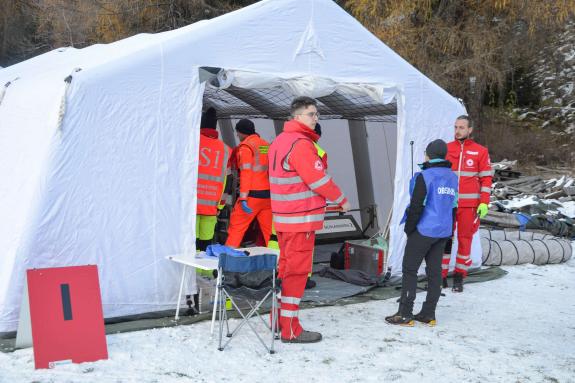 MANV-Übung in Tarsch, 23.11.24; Fotos: Michael
