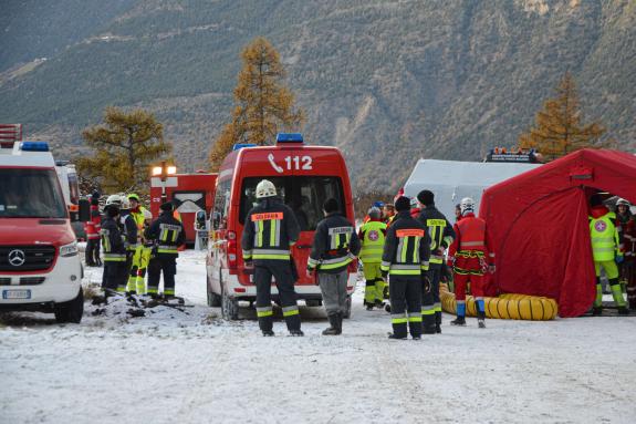 MANV-Übung in Tarsch, 23.11.24; Fotos: Michael