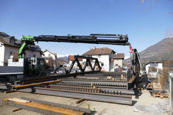 Neue Etschbrücke in Laas Fotos: Sepp