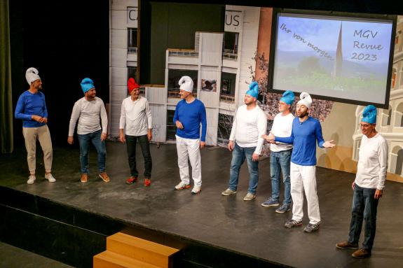 Revue 2023 des MGV Schlanders; Fotos: Sepp