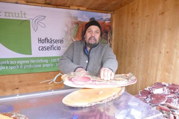 Rosenkranzmarkt in Schluderns, 04.10., Fotos: AM