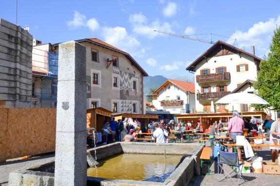 Rosenkranzmarkt in Schluderns, 30.09.23; Fotos: Michael