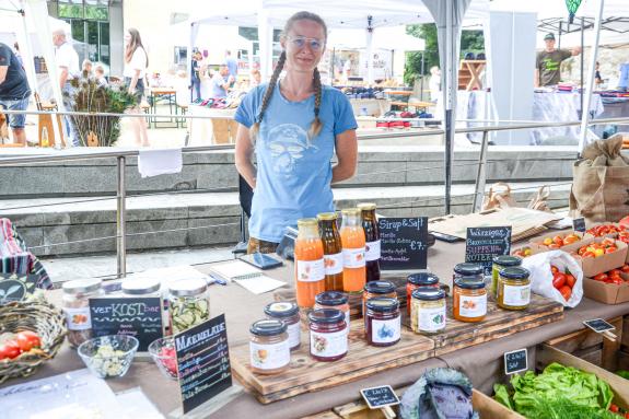 SelberGMOCHT-Markt in Schlanders, 26.08.23; Fotos: Michael