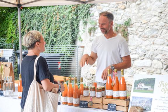 SelberGMOCHT-Markt in Schlanders, 26.08.23; Fotos: Michael