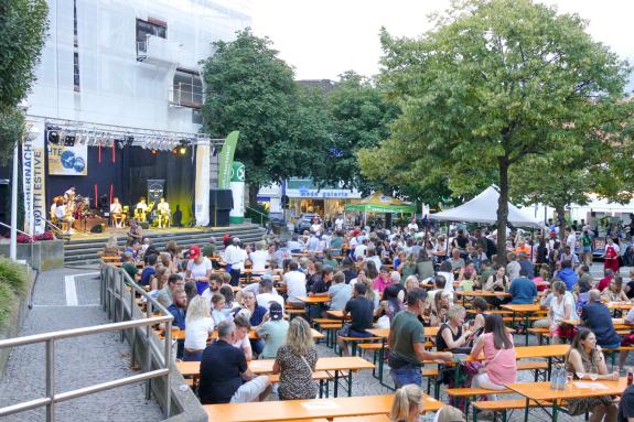 Sommernacht in Latsch, 14.08., Sunnseit Brass. Fotos: Michael 