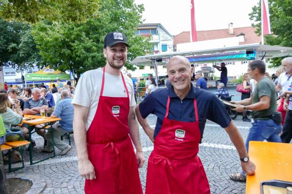 Sommernacht in Latsch, 14.08., Sunnseit Brass. Fotos: Michael 