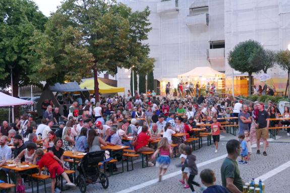 Sommernacht in Latsch, 14.08., Sunnseit Brass. Fotos: Michael 