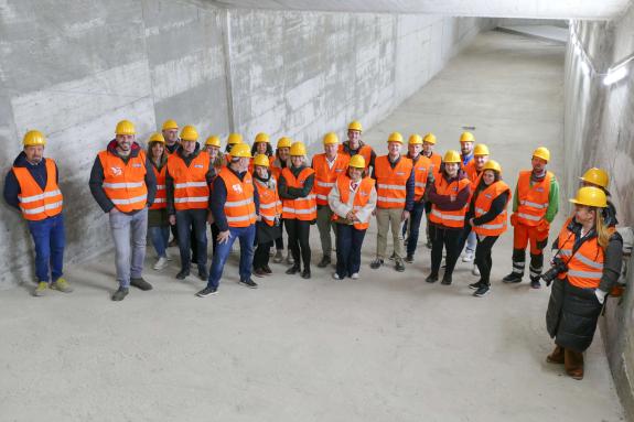 Tunnelbesichtigung in Kastelbell; Fotos: Sepp