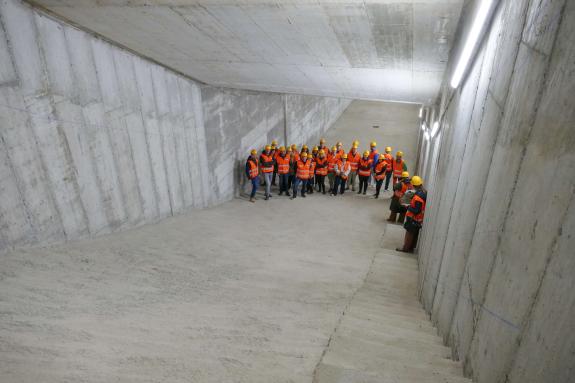 Tunnelbesichtigung in Kastelbell; Fotos: Sepp