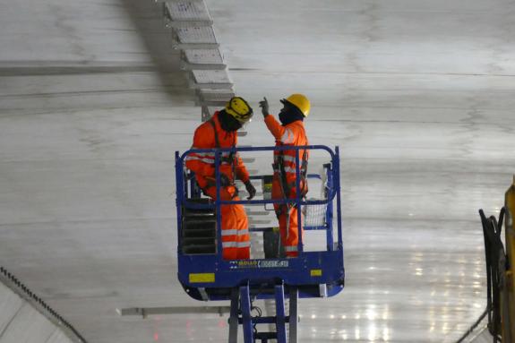 Tunnelbesichtigung in Kastelbell; Fotos: Sepp