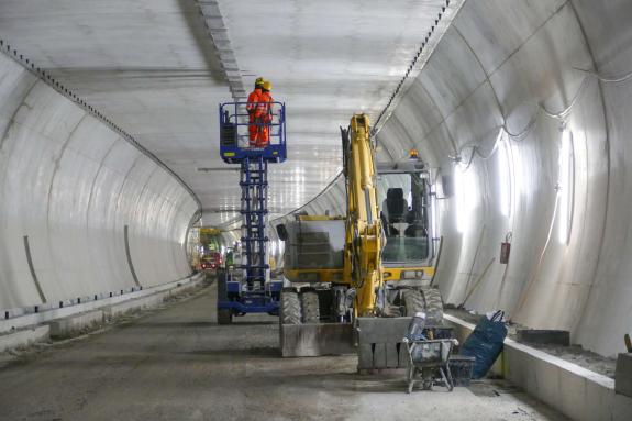 Tunnelbesichtigung in Kastelbell; Fotos: Sepp