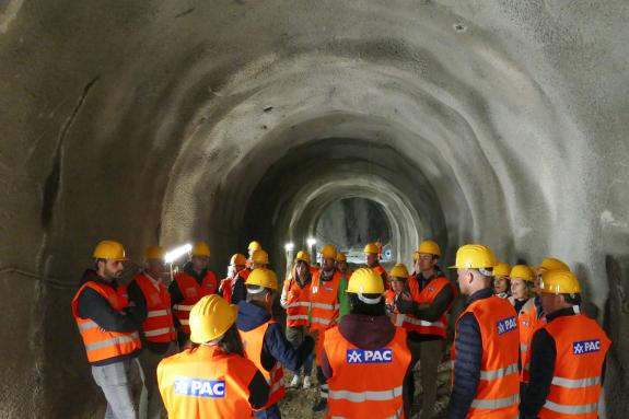Tunnelbesichtigung in Kastelbell; Fotos: Sepp