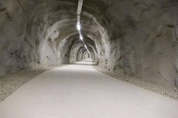 Tunnelbesichtigung in Kastelbell; Fotos: Sepp