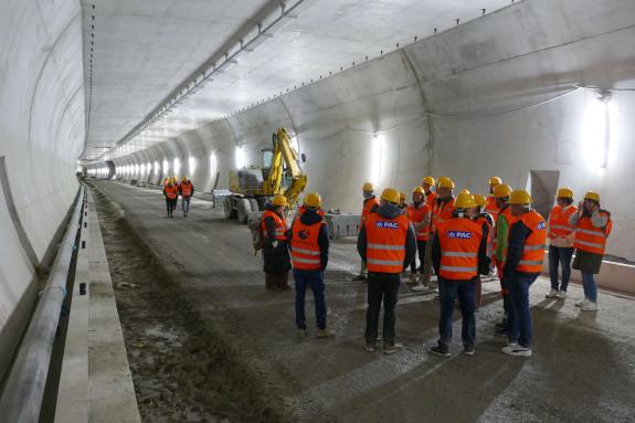 Tunnelbesichtigung in Kastelbell; Fotos: Sepp