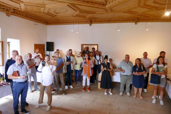 Vinschgauer Weinpräsentation auf Schloss Kastelbell, 6. Juli; Fotos: Michael 