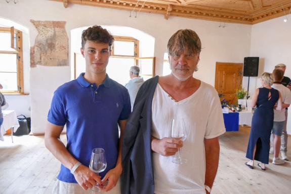 Vinschgauer Weinpräsentation auf Schloss Kastelbell, 6. Juli; Fotos: Michael 