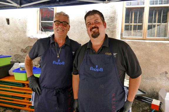 Vinschgauer Weinpräsentation auf Schloss Kastelbell, 6. Juli; Fotos: Michael 