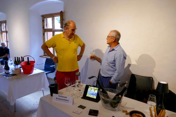 Vinschgauer Weinpräsentation auf Schloss Kastelbell, 6. Juli; Fotos: Michael 