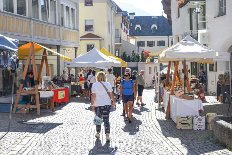 Bauernmarkt Mals, 06.09.23; Fotos: Michael