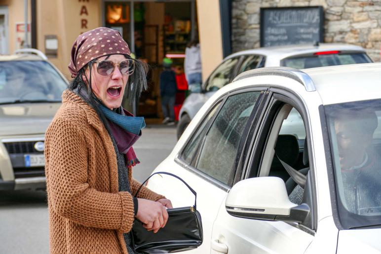 „Beerdigung“ des Faschings in Laatsch am Aschermittwoch; Fotos: Sepp