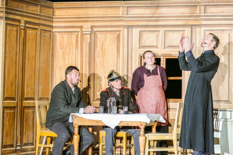 Gedenkfeier „100 Jahre Dorfbrand“ in Tschengls; Fotos: Sepp