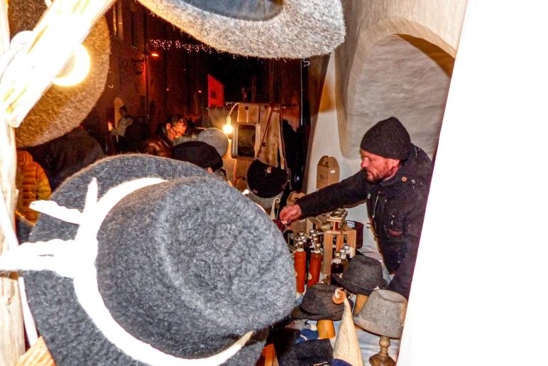 Licht, Düfte und Klänge beim Glurnser Advent 2019; Fotos: Sepp