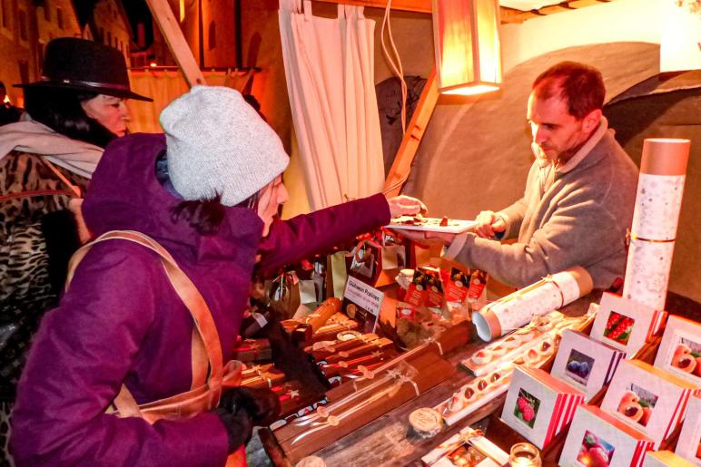 Licht, Düfte und Klänge beim Glurnser Advent 2019; Fotos: Sepp