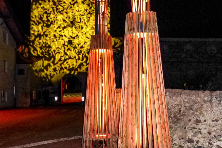 Licht, Düfte und Klänge beim Glurnser Advent 2019; Fotos: Sepp