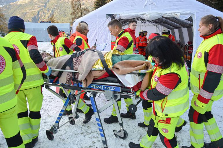 MANV-Übung in Tarsch, 23.11.24; Fotos: Michael