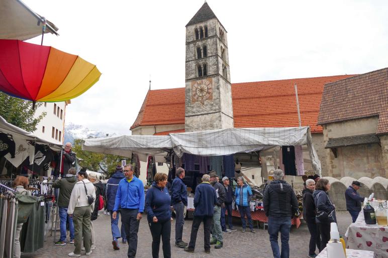 Rosenkranzmarkt in Schluderns, 04.10., Fotos: AM