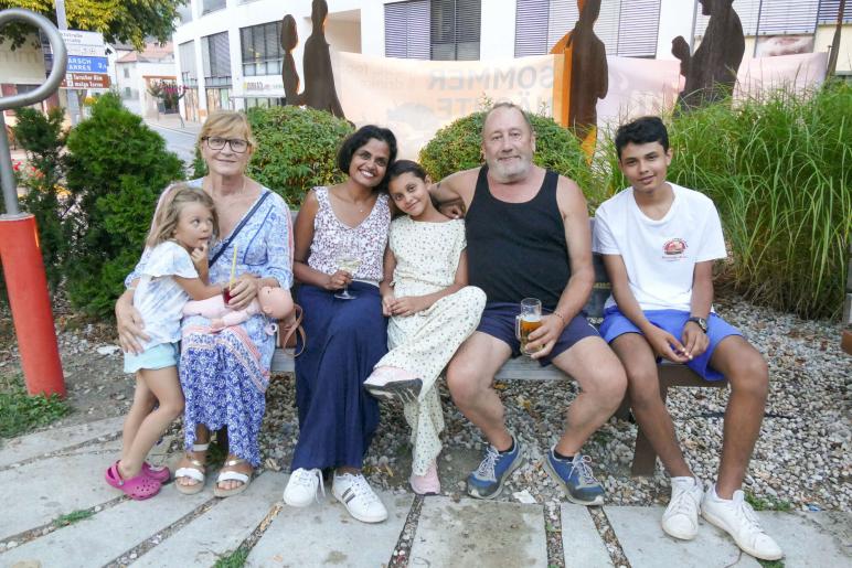 Sommernacht in Latsch, 14.08., Sunnseit Brass. Fotos: Michael 