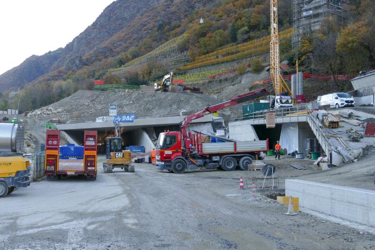 Tunnelbesichtigung in Kastelbell; Fotos: Sepp