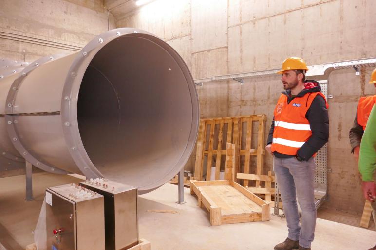 Tunnelbesichtigung in Kastelbell; Fotos: Sepp