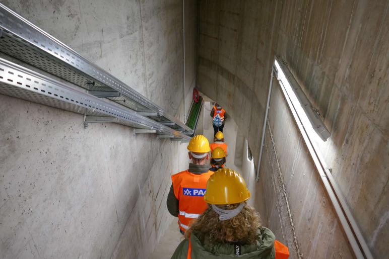 Tunnelbesichtigung in Kastelbell; Fotos: Sepp