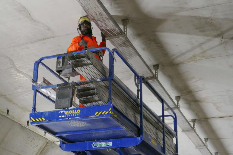 Tunnelbesichtigung in Kastelbell; Fotos: Sepp