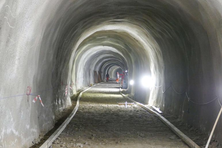 Tunnelbesichtigung in Kastelbell; Fotos: Sepp