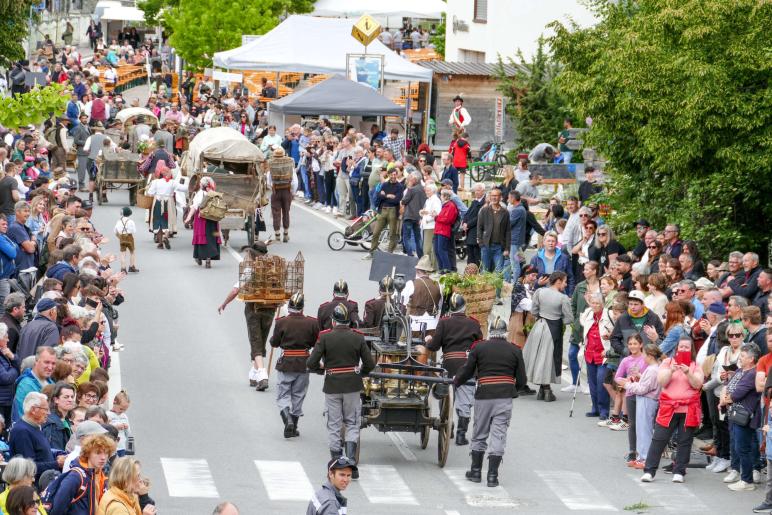 Umzug „200 Jahre Stilfserjochstraße“ in Prad; Fotos: Sepp 
