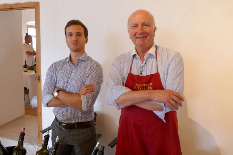 Vinschgauer Weinpräsentation auf Schloss Kastelbell, 6. Juli; Fotos: Michael 