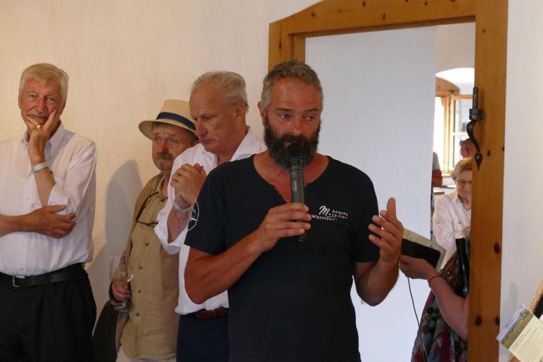 Vinschgauer Weinpräsentation auf Schloss Kastelbell, 6. Juli; Fotos: Michael 