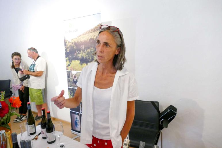 Vinschgauer Weinpräsentation auf Schloss Kastelbell, 6. Juli; Fotos: Michael 