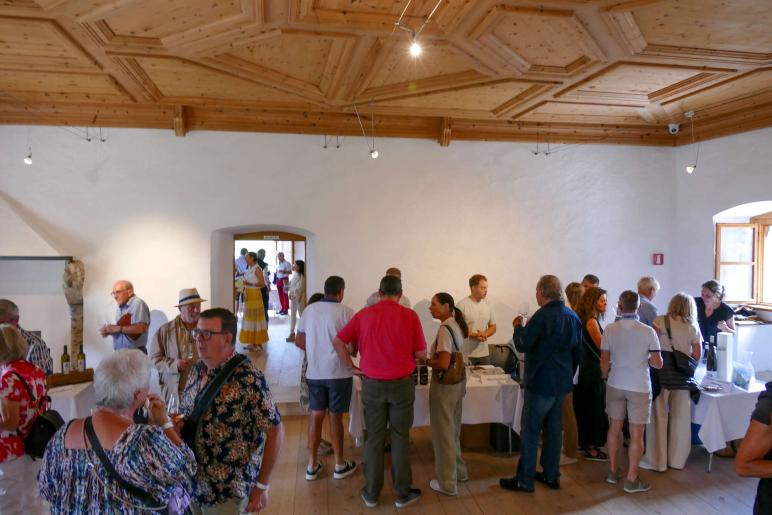 Vinschgauer Weinpräsentation auf Schloss Kastelbell, 6. Juli; Fotos: Michael 