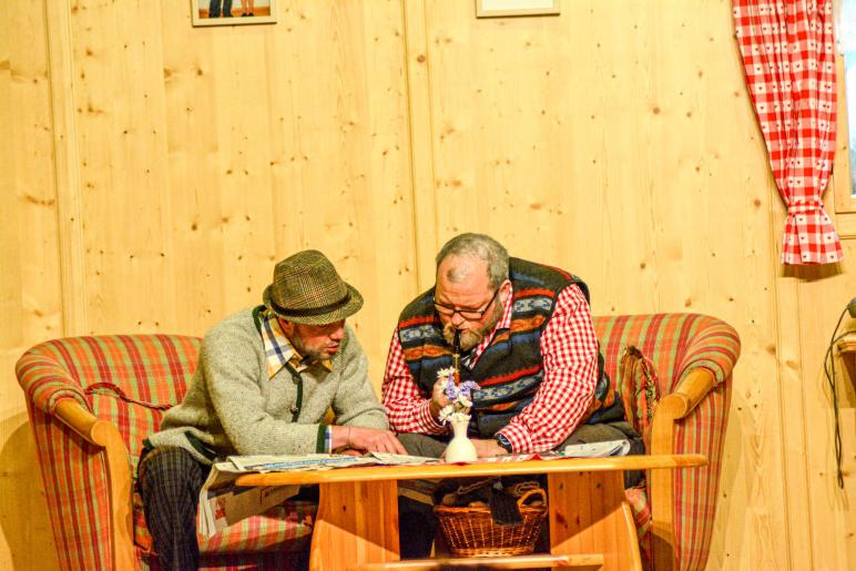 "Zwei harte Kerle" - Theater in Martell; Fotos: Ingeborg Rechenmacher