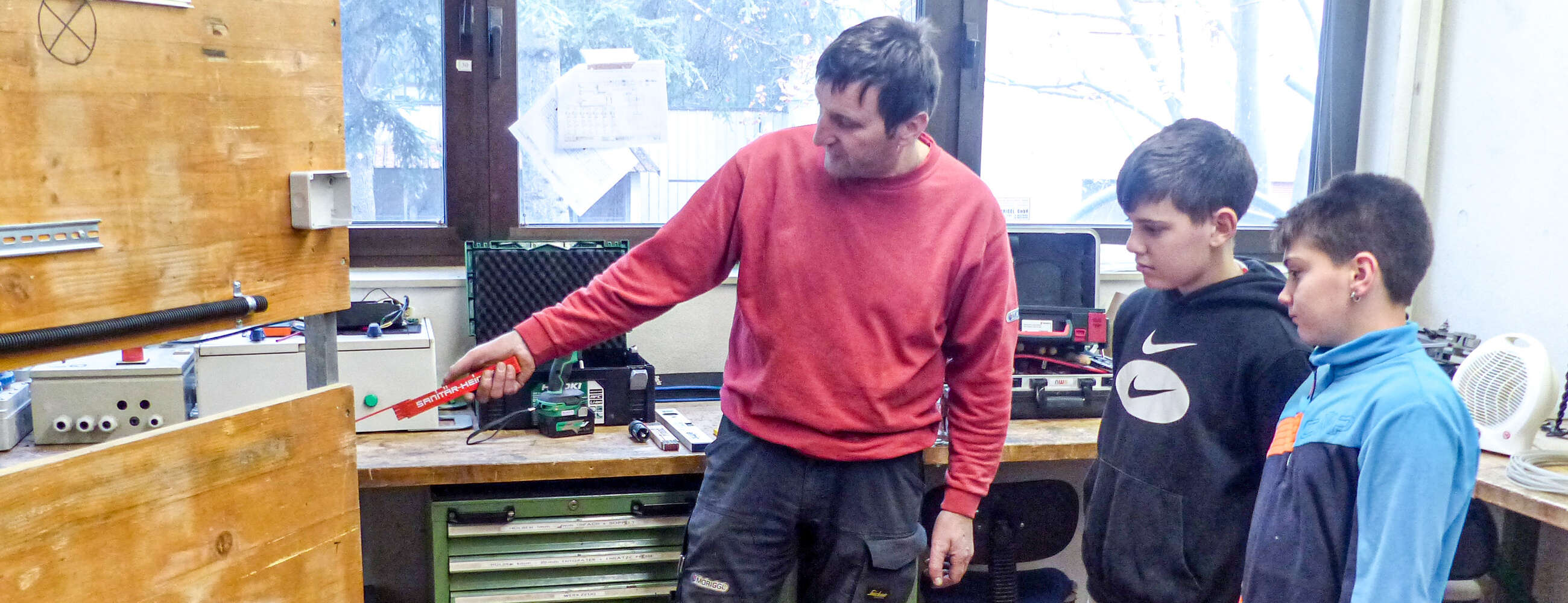 Gesellschaft Berufe zum Anfassen „Open Day“ bei Moriggl der Vinschger