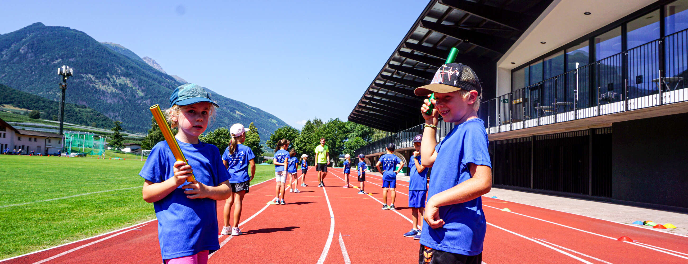 Sport - „Lauf, spring und wirf dich fit!“ - der Vinschger